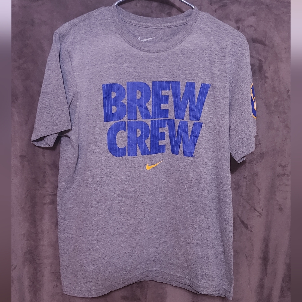 Nike Heather Gray Regular Fit Tee